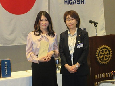奨学金贈呈