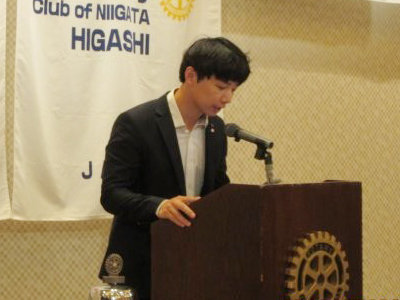 米山奨学生　曹　原さん