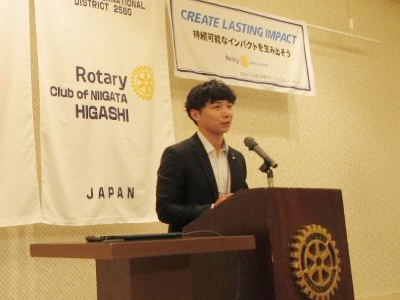 米山奨学生　曹　原さん